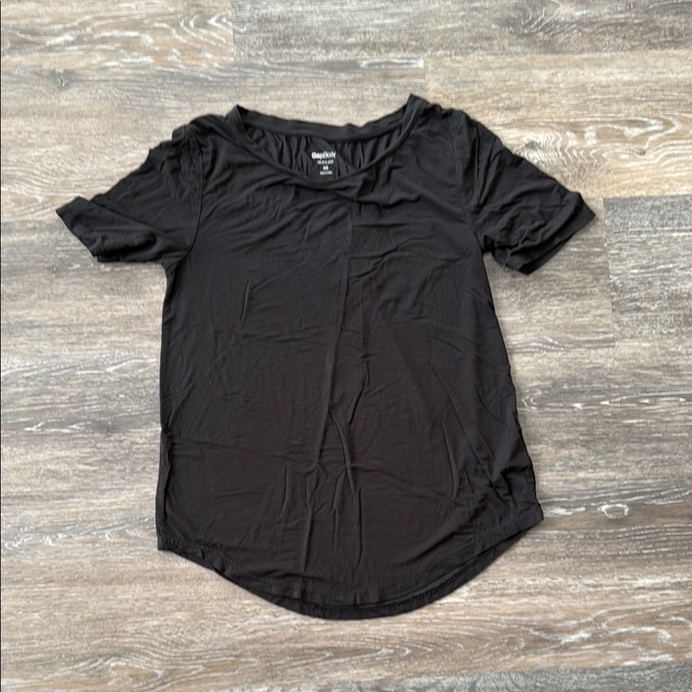 GAP sleep Black Short Sleeve Women's Tee